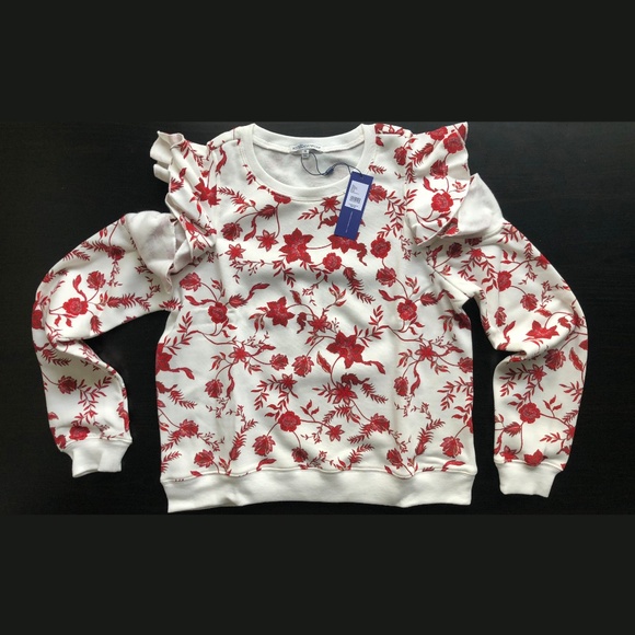 Rebecca Minkoff Gracie Cold Shoulder Sweatshirt - Picture 4 of 7